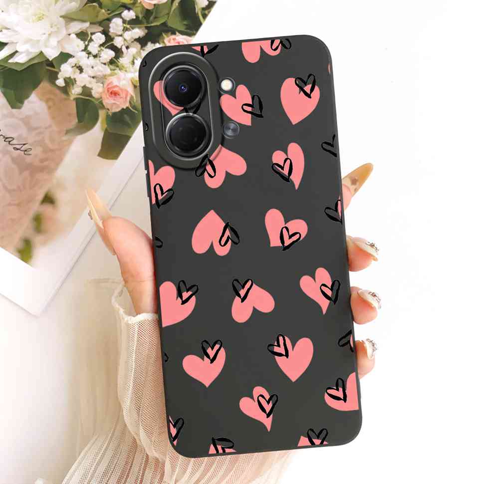 For Tecno Spark Go 3 5G Case 6.74" Cute Fashion Rabbit Soft Silicone Phone Case For Tecno SparkGo 3 Spark Go3 KN3 Cover