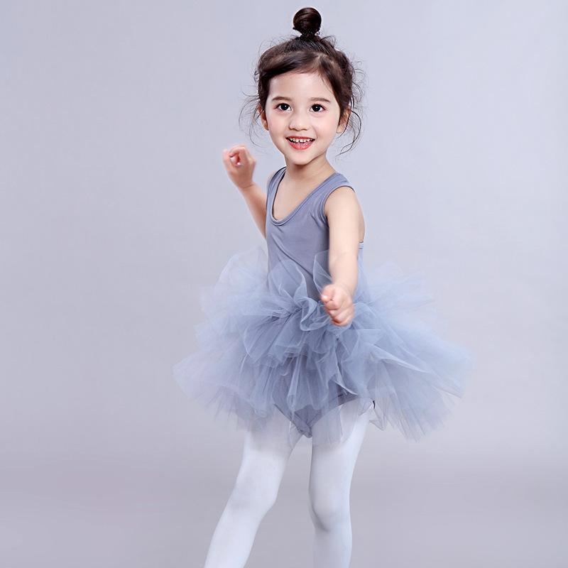 Girls' Tutu Skirt Children's Performance Clothing Cross-border Hot Selling Printed Mesh Dance Skirt Tutu Skirt Dress Girl