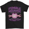 Lustiges Mechanikerin Herren T Shirt Baumwolle Vintage Washed Top For Everyday Wear Fashion Streetwear Homme Comfortable