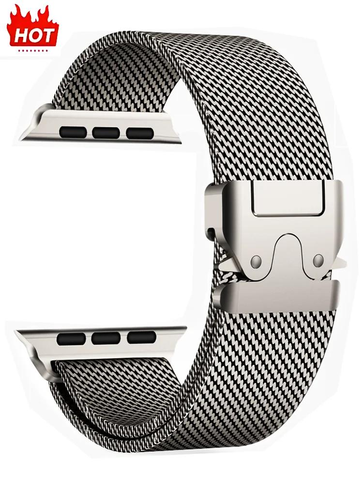 Edelstahl Mailänder Für Uhr Ultra 2 3 49mm 46mm 42mm 41mm 45mm 44mm Serie 11 10 9 8 7 6 5 4 SE3 Armbänder Zubehör