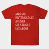 Unisex Fashion TShirt April Girl Print TShirt Plus Size XS-6XL T-Shirt 100%Cotton Tops O Neck Short Sleeve Tees