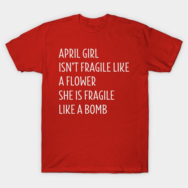 

Unisex Fashion TShirt April Girl Print TShirt Plus Size XS-6XL T-Shirt 100%Cotton Tops O Neck Short Sleeve Tees XXL красный