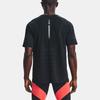 Under Armour Logo Pattern Loose Fit Crew Neck T-Shirt Men Tops Gray 1361356-016