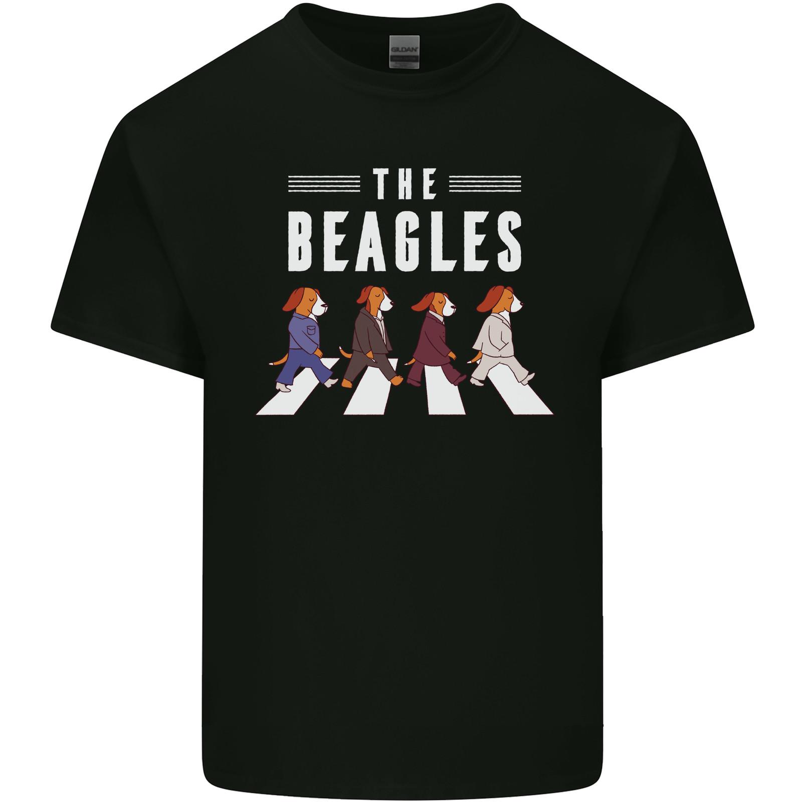 The Beagles Funny Music Parody Mens Light Cotton T-Shirt S
