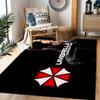 Tappeti Antiscivolo a Tema Logo Umbrella Corporation - Decorazioni per la Casa in Poliestere, Adatti per Camere da Letto, Soggiorni, Ingressi, Studi e Decorazioni