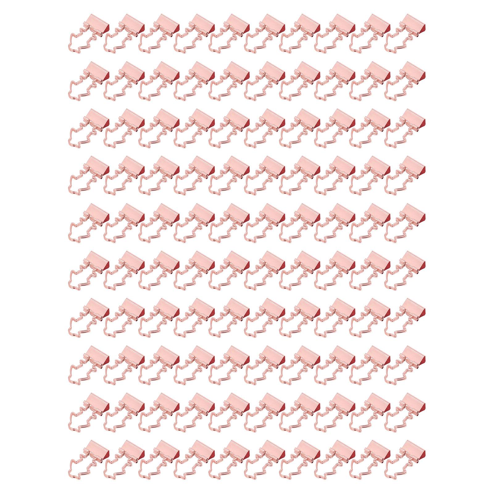 

100 шт. Милые скрепки для папок в форме животных, Сильная сила зажима, Прочные металлические зажимы для бумаги для офиса