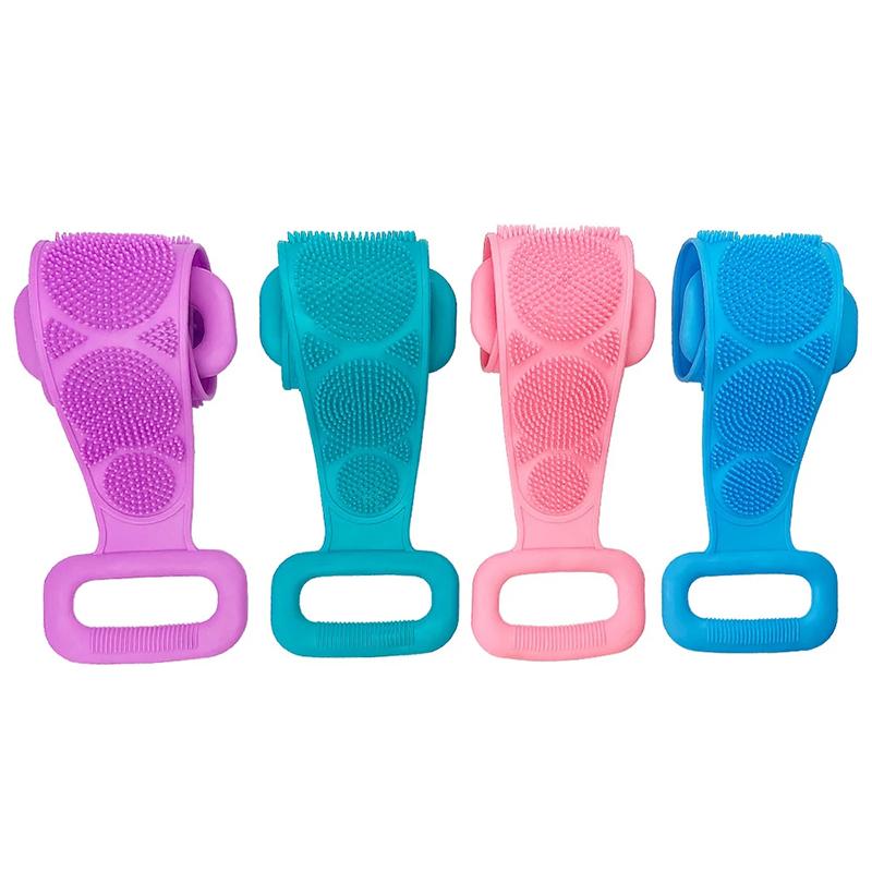 Ashowner Body Sponge Silicone Brush Bath Towel Bath Gel Bath Cleansing Skin Brush Massage Bath Exfoliating Skin Cleansing Brush