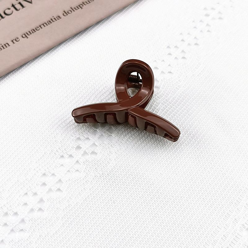 

Fashionable Green Mini Claw Hair Clip for Girls кофейный