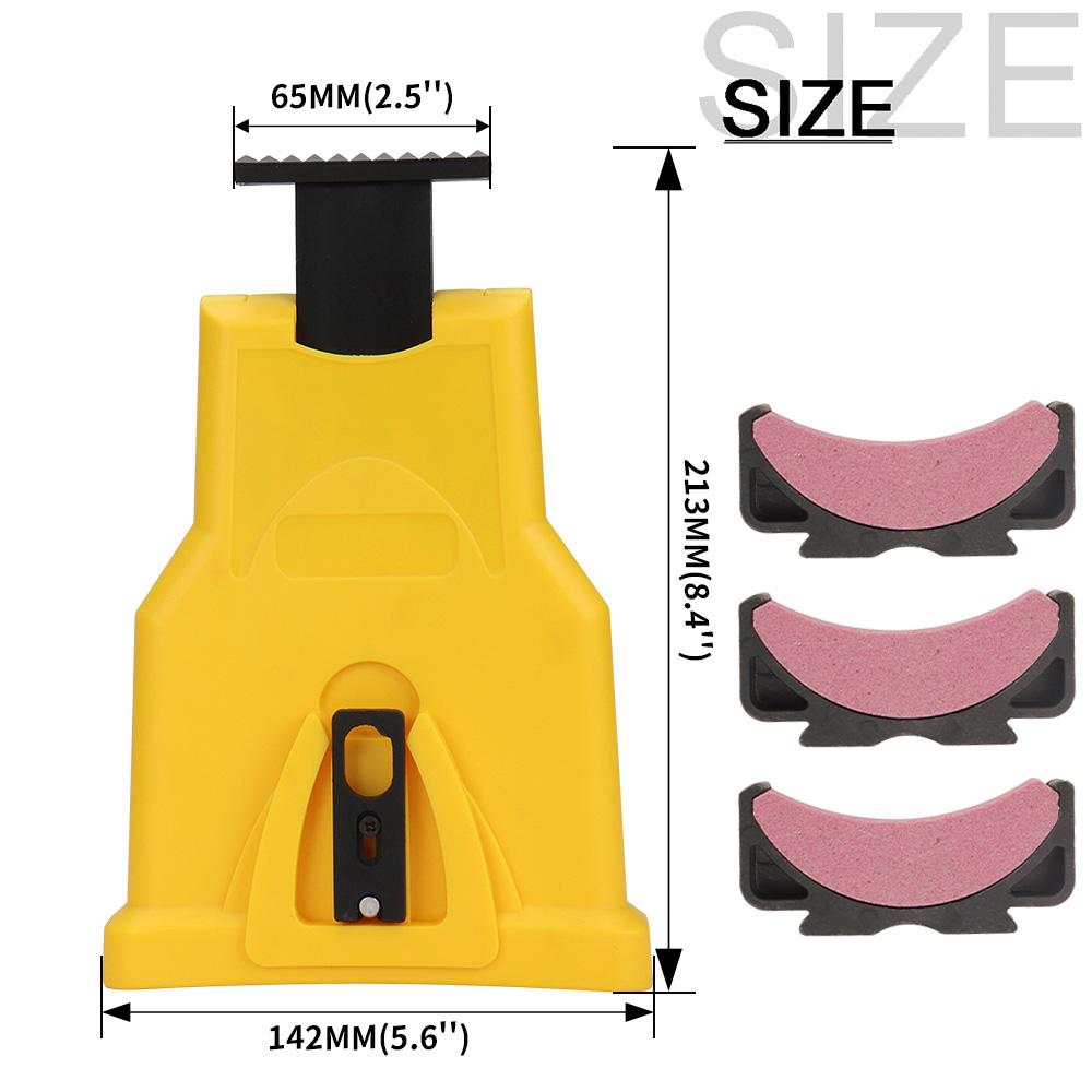 Quick Chainsaw Teeth Sharpener Handheld Chainsaw Maintenance Tool Fast Grinding Chainsaw Chain Sharpener Tool