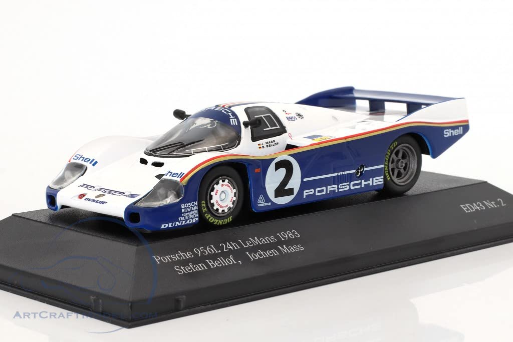

CMR Mini Car Porsche 956 LH Team Rothmans Le Mans 24 Hour Race 1983 Stefan Mass 1/43 Bellof/Jochen [Предмет]