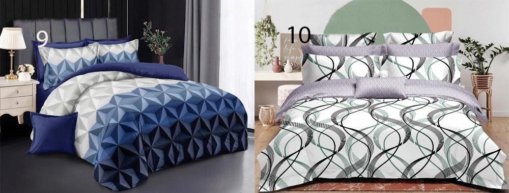 Warm Flannel Bedding 200x220 + Pillowcases Polish Geometric Patterns