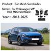Sun Shades For Volkswagen VW Polo Mk6 2018-2025 Hatchback Sunshades Magnetic Heat insulation Curtains Privacy Visor Accessories