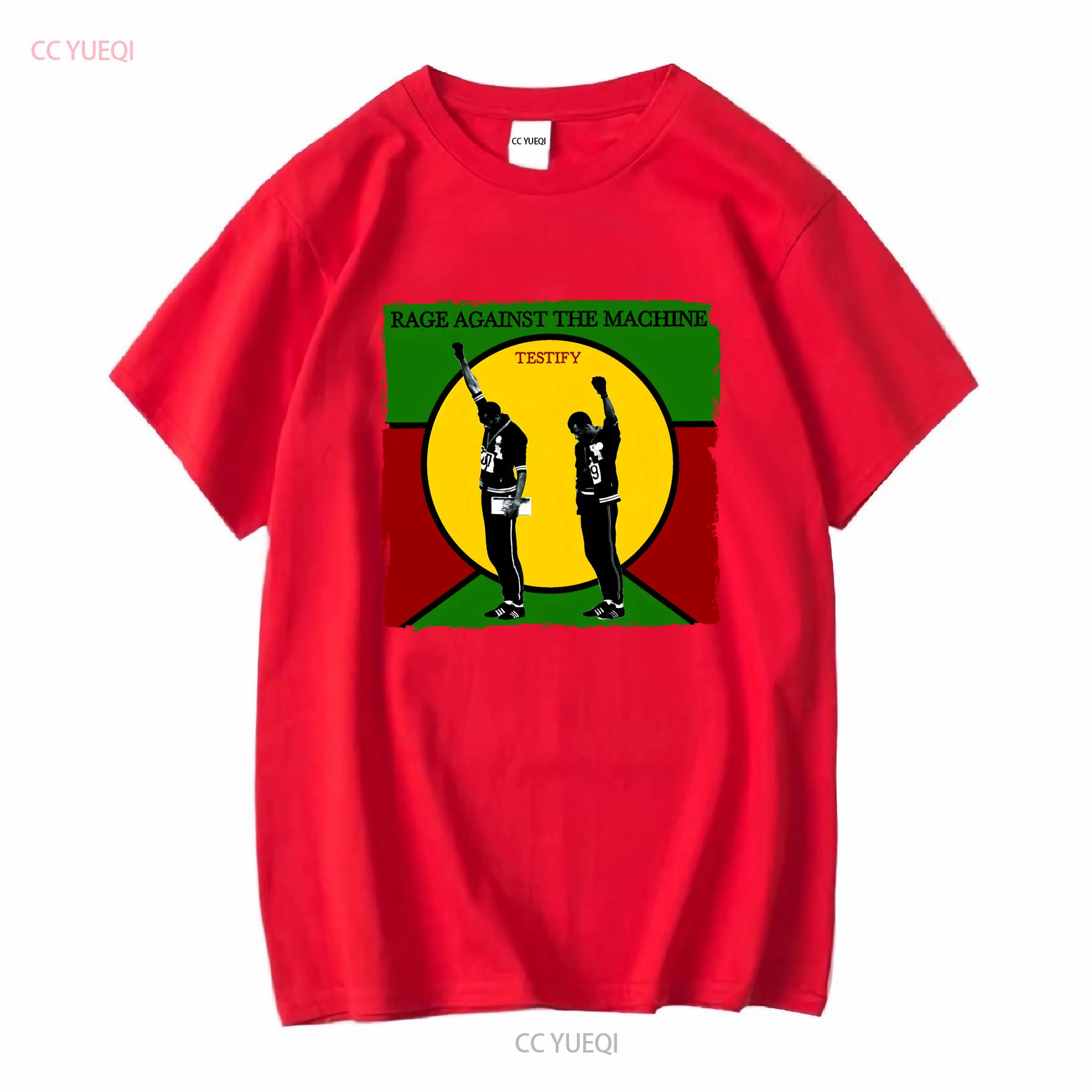 

Cotton T Shirt Rage Against the Machine Testify Battle of Los Angeles vintage Washed Breathable Soft Stretched Versatile S