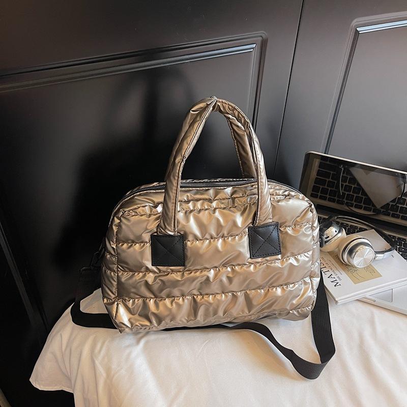 Large-capacity Trendy Single-shoulder Bag, Textured Trendy Crossbody Bag, Handbag