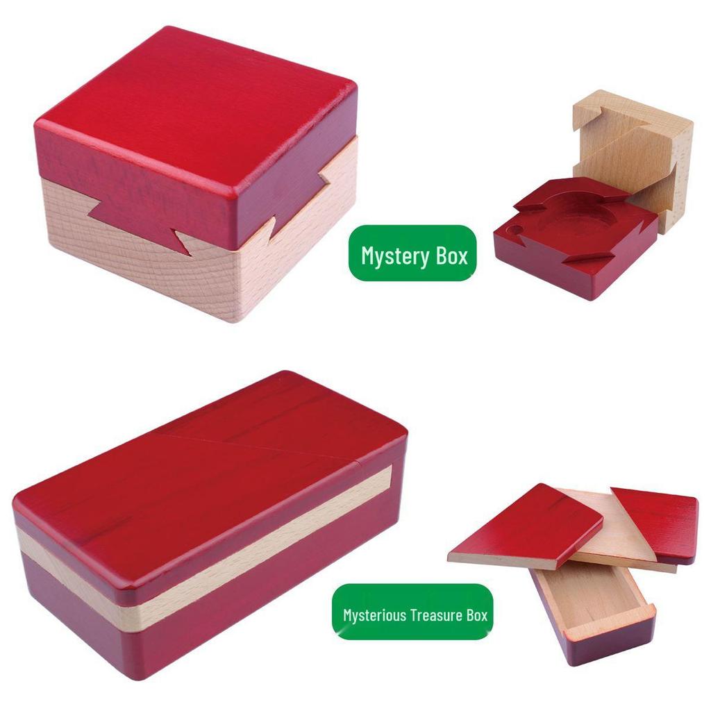 Mystery Treasure Lock Box: Educational Kongming Disassembly Puzzle Toy, Perfect Student Gift