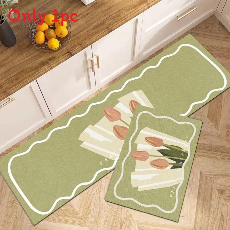 

Tulip Lavender Pattern Pvc Floor Mat For Home Use Nonslip Easy To Clean 40x60cm
