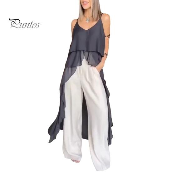 

Платье-слинг без рукавов с V-образным вырезом, неровным оборчатым подолом, платье с неровной короткой передней частью и длинной задней частью, однотонный дышащий верх S