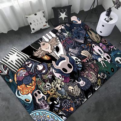 Tappetino per Pavimento Hollow-Knight Tappetini per Stanza Antiscivolo Assorbi Acqua Cuscino a Striscia Lunga Tappetino per Camera da Letto Tappeti per la Casa