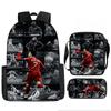 Messi Soccer Kids Backpack Set With Breathable Oxford Fabric For School Children