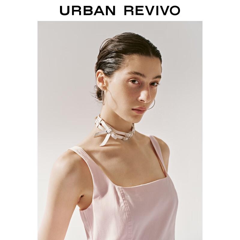 UR Classic High-Waist Sleeveless A-Line Dress