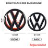 For Volkswagen Car Front Grill Badge Trunk Lid Cover Replacement Accessories 137mm X 110mm For Volkswagen VW 2009-2013 MK6 Golf6