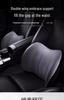 Car Memory Foam Neck & Lumbar Support Pillow Set: Ergonomic Headrest, All-Season Seat Back Cushion