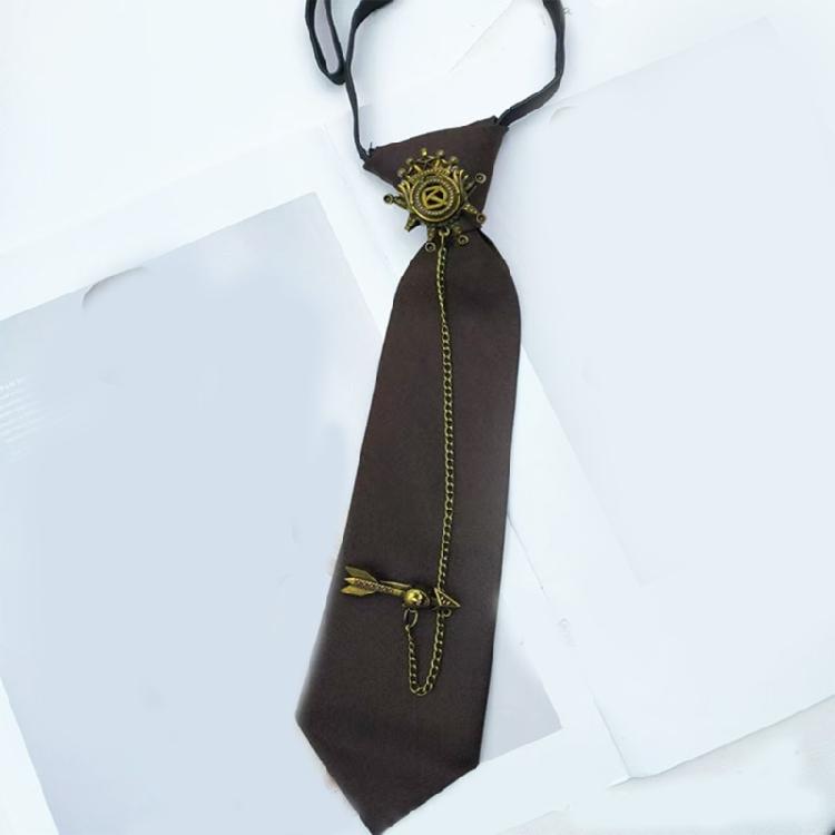 2000s School Uniform Tie Steampunk Fashion Anime Costume Neck Tie Party Neckwear