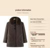 Elderly Women's Stylish Mink Velvet Thickened Winter Coat