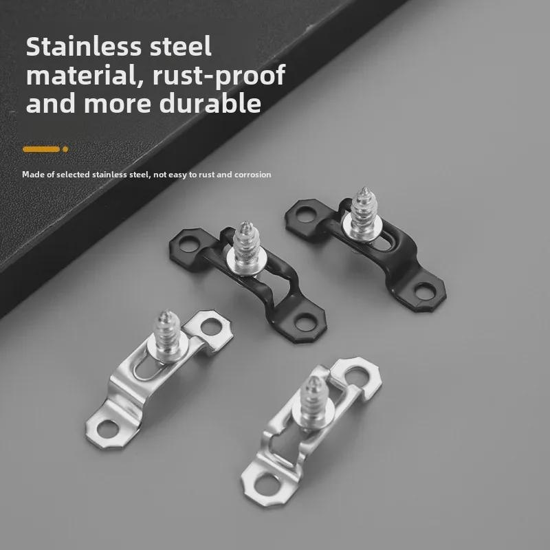 Invisible Two-in-One Shelf Connector: Concealed Sliding Buckle for Cabinet and Wardrobe Assembly