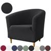 Jacquard Elastic Tub Chair Cover Spandex Club Sofa Covers Stretch Single Armchair Sofa Slipcovers for Living Room Bar Home Decor