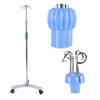 Stainless Steel IV Pole Adjustable IV Drip Stand Infusion Holder with 4 Hooks & Wheels for Home Clinic