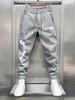 Donkere Schriften Heren Joggingbroek Zak Gothic Droom Cursieve Kunst, Been Gebogen Oude Engelse Letter Grafisch, Geribbelde Enkel Sweatpants voor Trendy Dagelijkse Outfits