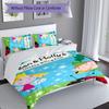 3pcs Ben and Holly's Little Kingdom Duvet Cover Set, Includes 1 Duvet Cover and 2 Pillowcases,Skin-Friendly&Comfortable Fabric,Suitable Bedding Sets