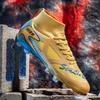 35-46 Men's High-top Football Shoes Long Spikes Sports Football Boots Large Size Kid's Football Boots