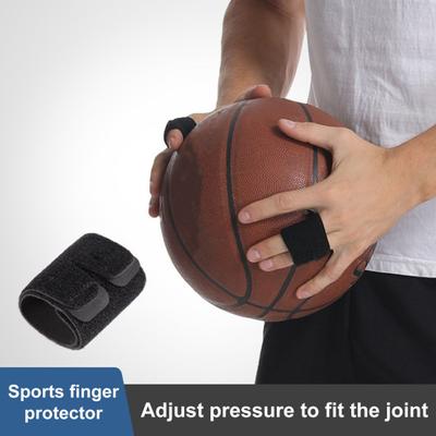 Outdoor Sports Finger Sleeves Protectors with Fastener Tape Super Soft Breathable Compression Elastic Adjustable Finger Wraps Straps