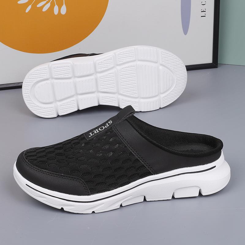 Prodyšné poloviční pantofle Ultra lehké vnitřní a venkovní pantofle Dámské pantofle Pánské vnitřní pantofle