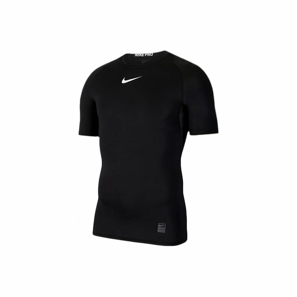 Nike Men s Quick-Dry Breathable Stretch Slim Fit Short-Sleeve T-Shirt, Black M