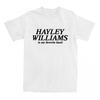 My Favorite Band Tee HAYLEY WILLIAMS Fashion Loose T-shirt Short Sleeve Cotton Tshirts Unisex Streetwear Print Clothing