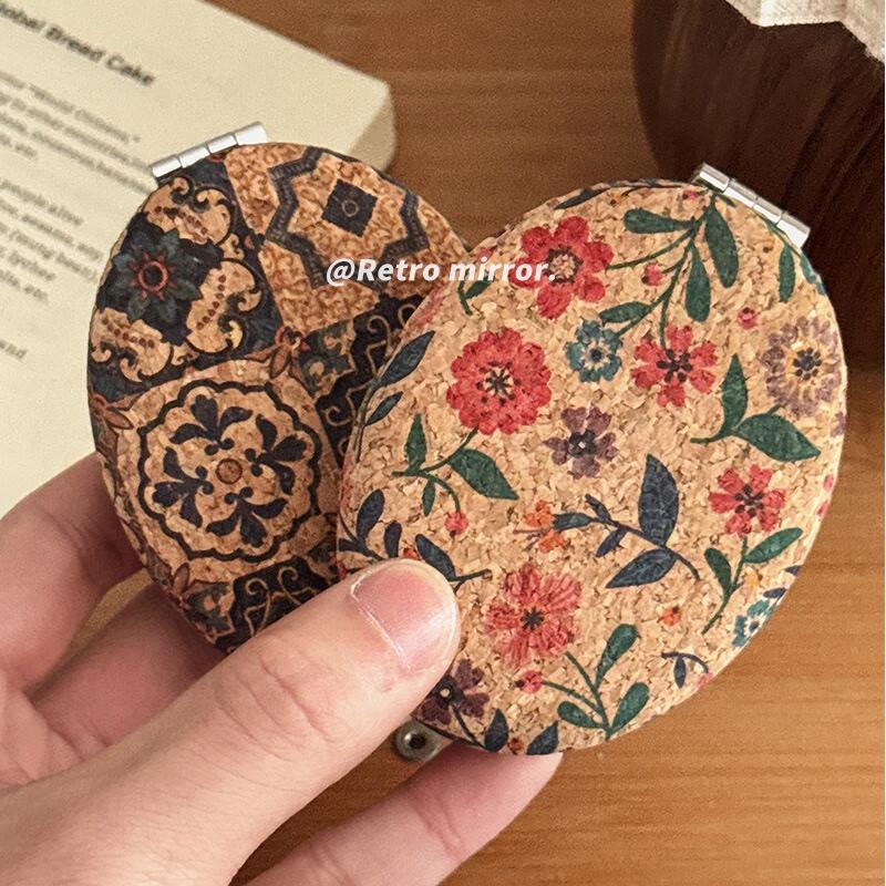 Fumede Retro Klapp-Doppelspiegel-Set