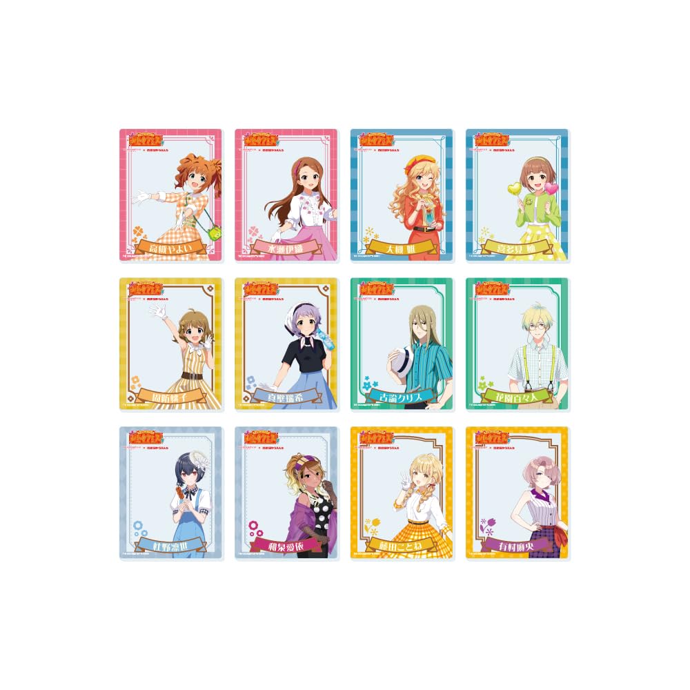 

Series x Seibuen Amusement Park Retro Fest 01 Acrylic Card Complete Set of The Idolmaster (Box 12)