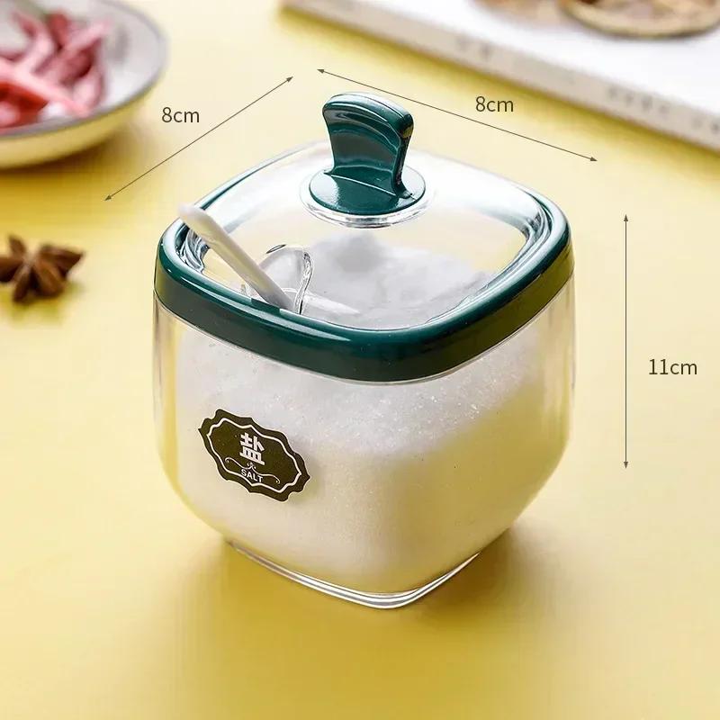 Kitchen Light Luxury Salt Monosodium Glutamate Seasoning Box Salt Shaker Seasoning Combination Set Seasoning Bottle Can