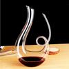 Wine Decanter Lead-free Crystal Glass Wine Decanter Home Bars Champagne Pourer Snail Shaped Decanter Brandy Bottle Container