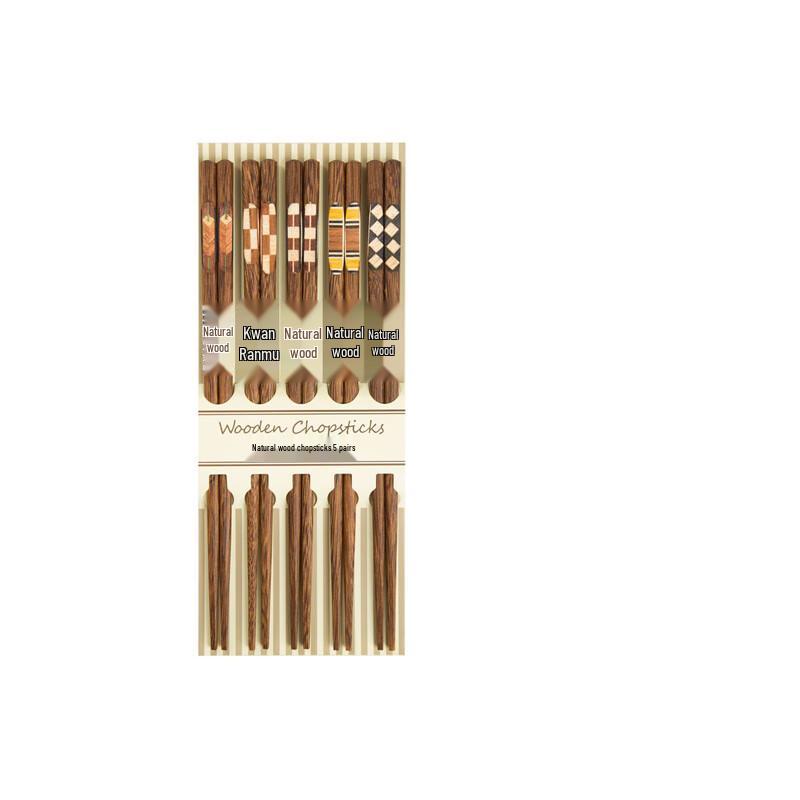 Beijinjie Japanese Wenge Wood Chopstick Set