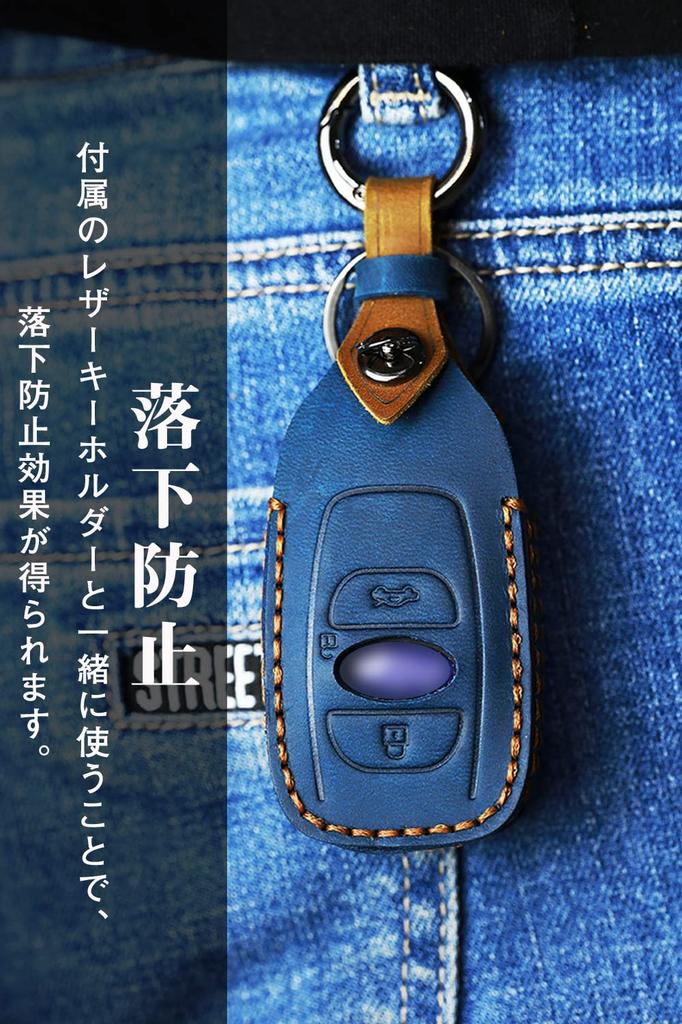 [GeTor] Subaru Key Case, Genuine Leather, Subaru Smart Key Case, Key Holder, Subaru Key