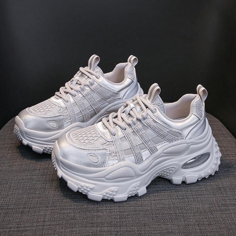 Small muffin mesh breathable women's shoes summer new fashionable versatile air cushion casual women's shoes