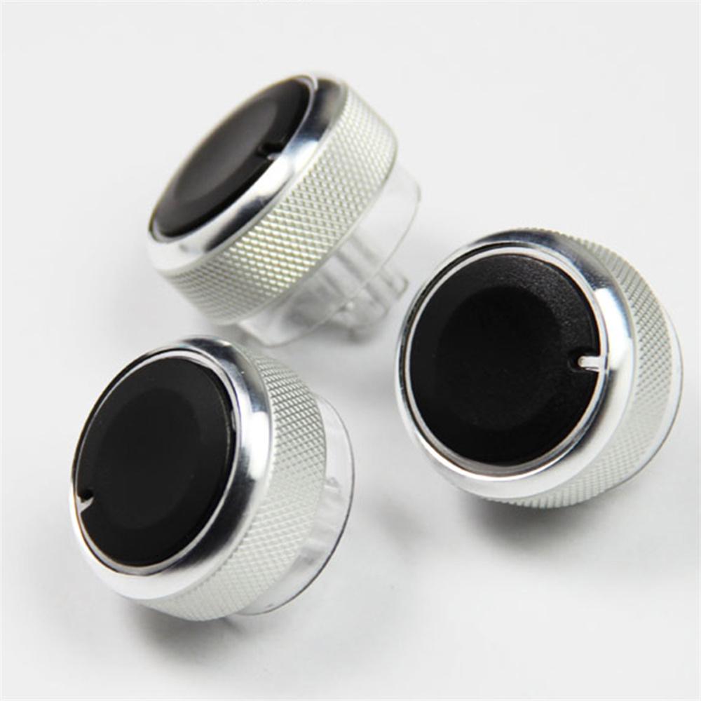 3pcs Heater A/C Climate Control Switch Knobs Set For Ford Focus Fusion S-Max C-Max 2004-2015