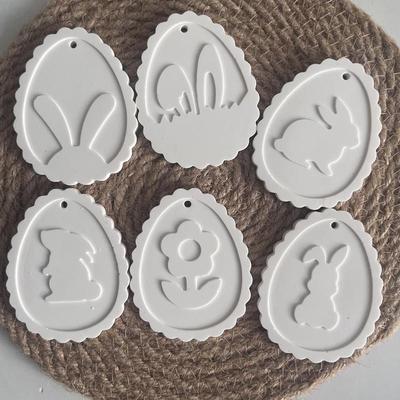 Easter Decoration Ornaments Silicone Mold Easter Ornaments Plaster Making Mold Easter Ornament Making Mold Casting Epoxy Mold