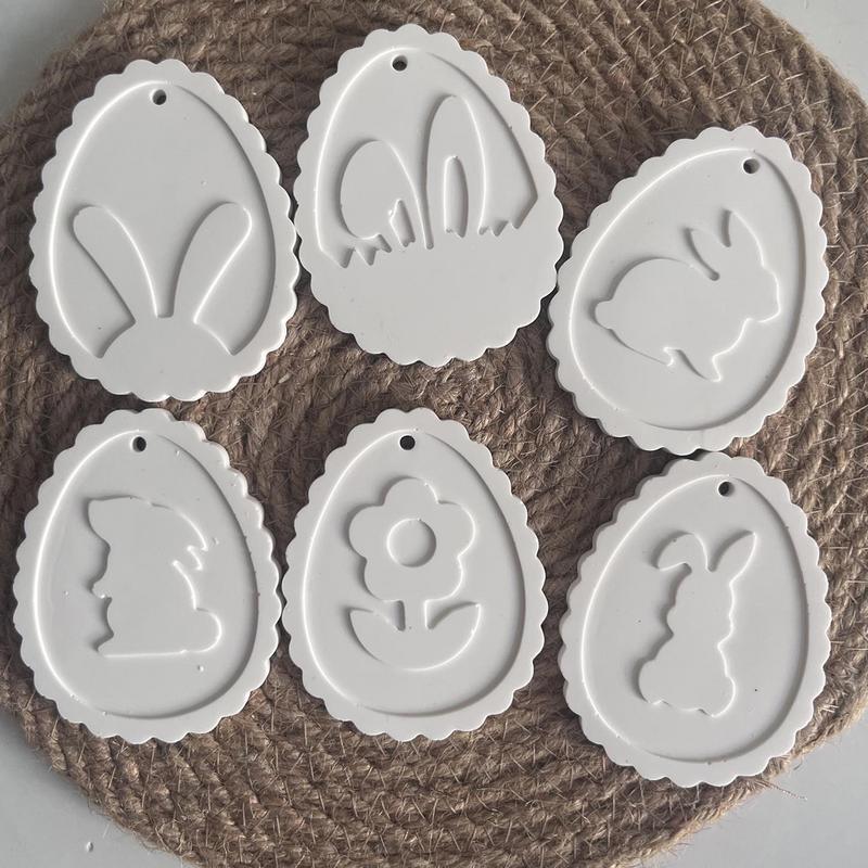 Easter decoration Ornaments Silicone Mold Easter Ornaments Plaster Making Mold Easter Ornament Making Mold Casting Epoxy mold