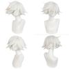 Hazbin Hotel Angel Dust Cosplay Wig With Natural Breathable Synthetic Hair For Men