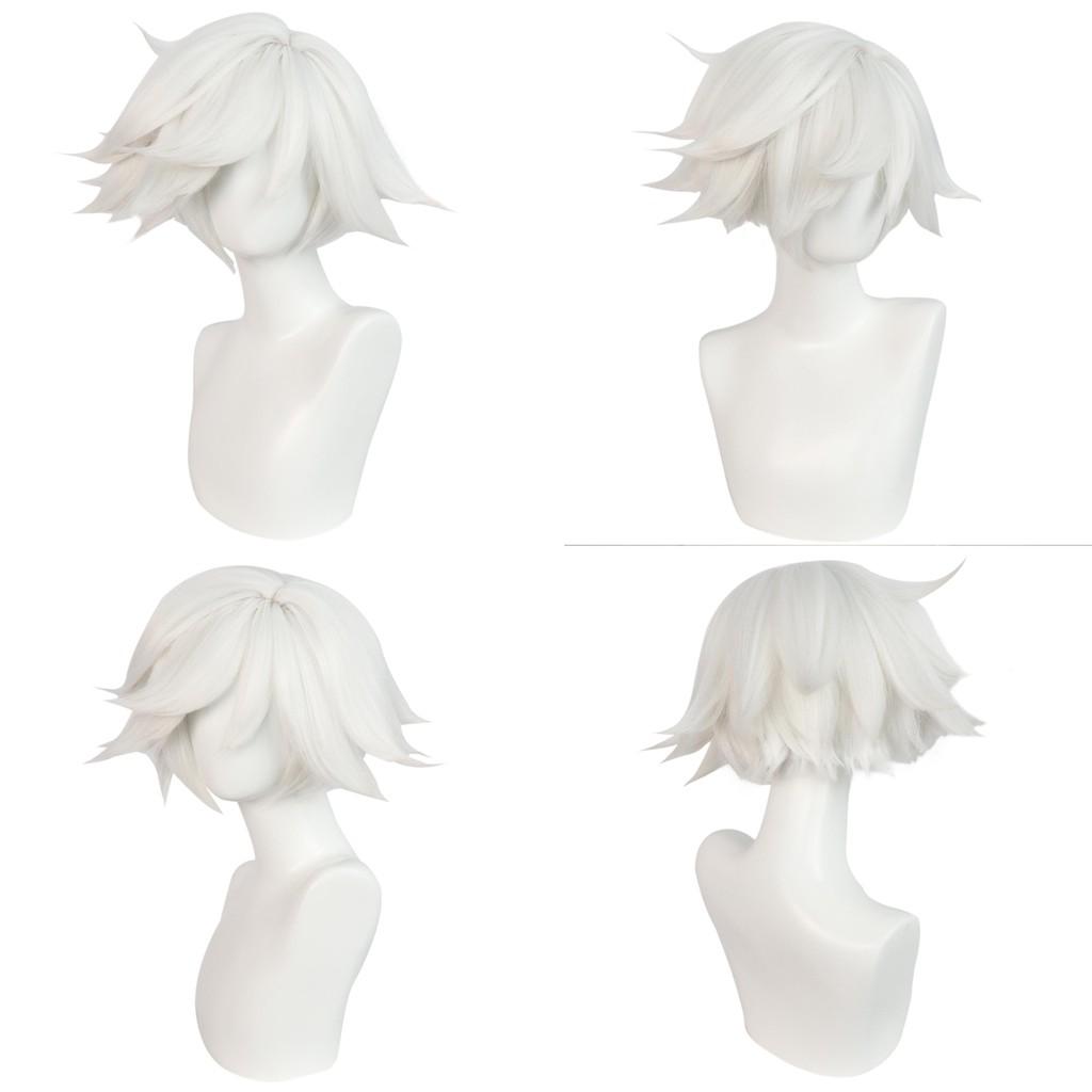 Hazbin Hotel Angel Dust Cosplay Wig With Natural Breathable Synthetic Hair For Men